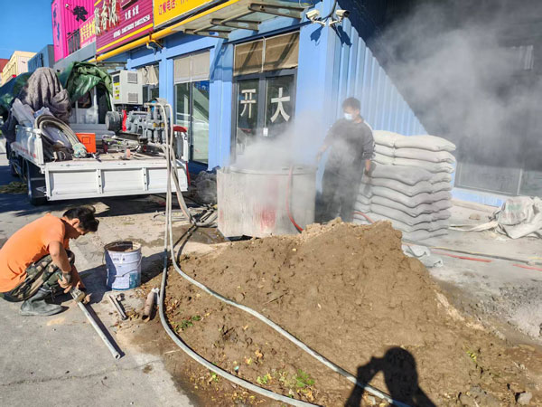 四子王顶管注浆加固